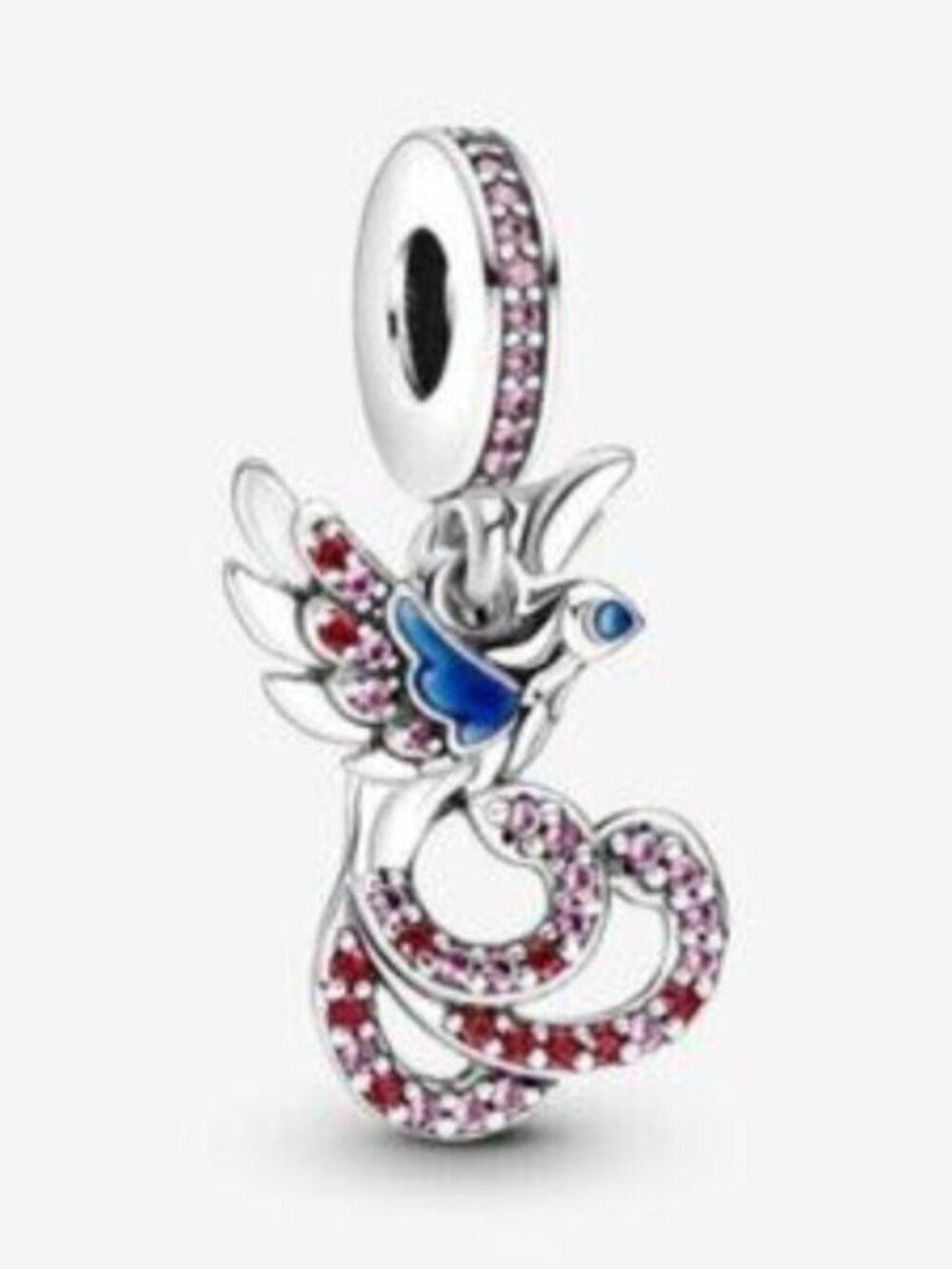 Colorful Swan Dangle Charm